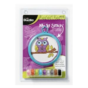 2 Pack Bucilla My First Stitch Owl & Turtle